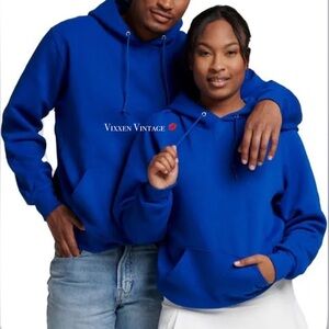 RUSSELL ATHLETIC UNISEX FLEECE 'DRI-POWER HOODED SWEATSHIRT' IN ROYAL